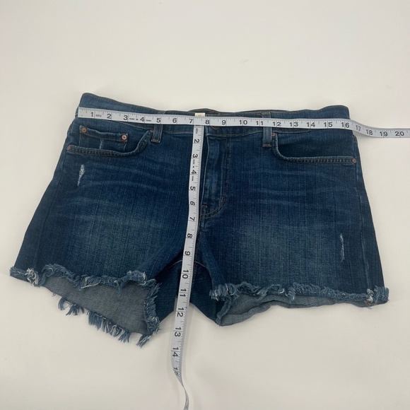 Principle Denim Innovators Wanderer Cut Off Ripped Jean Shorts Size 30 Womens - Picture 5 of 7